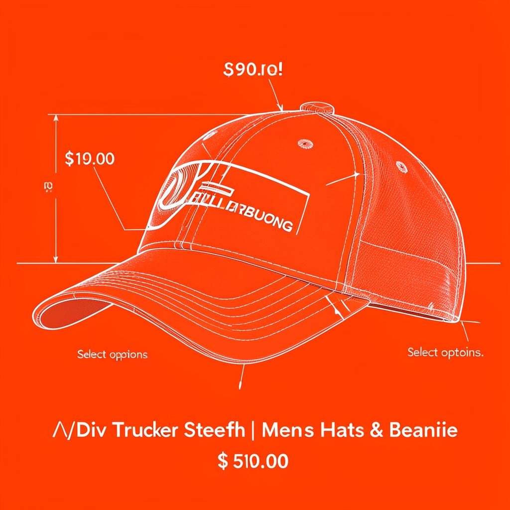 Stealth-black trucker hat with a subtle embroidered patch